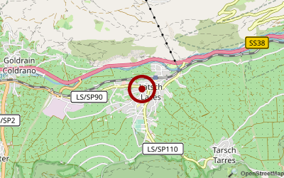 Navigation zum Campingplatz Camping Laces