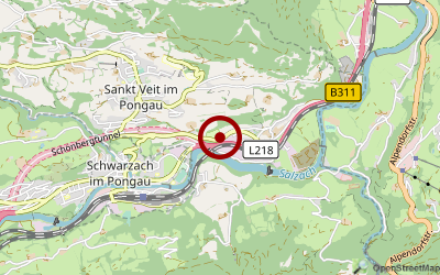 Navigation zum Campingplatz Sonnenterrassen-Camping St. Veit