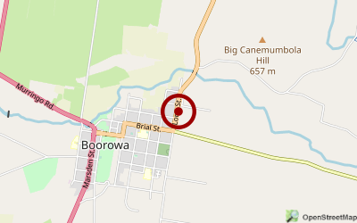 Navigation zum Campingplatz Boorowa Caravan Park