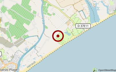 Navigation zum Campingplatz Le Serignan Plage