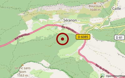 Navigation zum Campingplatz Caravaneige De Seranon