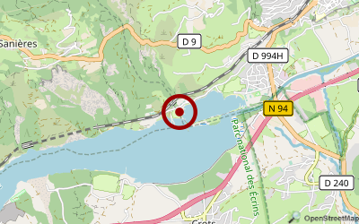 Navigation zum Campingplatz Club Nautique Alpin